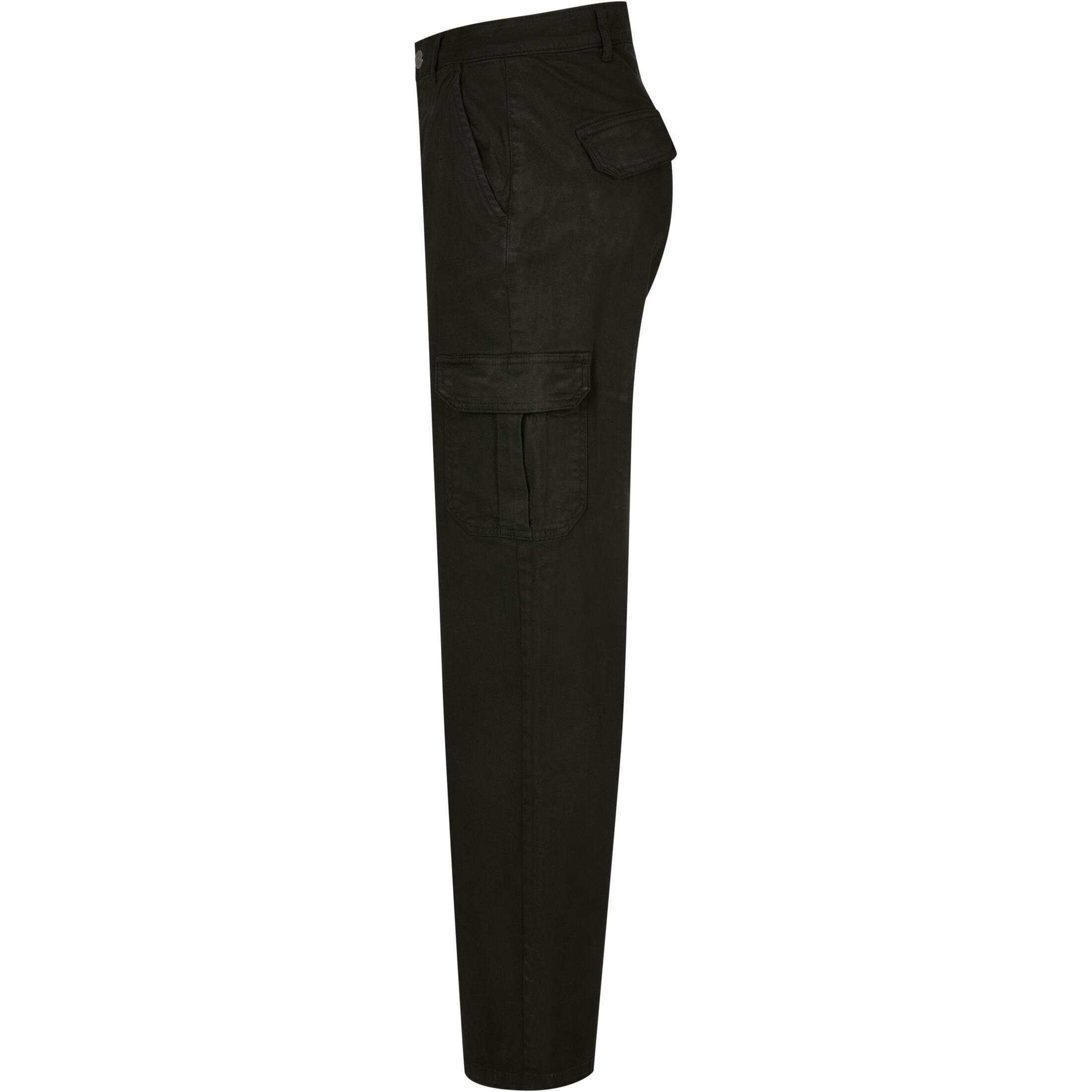 URBAN CLASSICS Pantalon Cargo Droit Taille Haute  