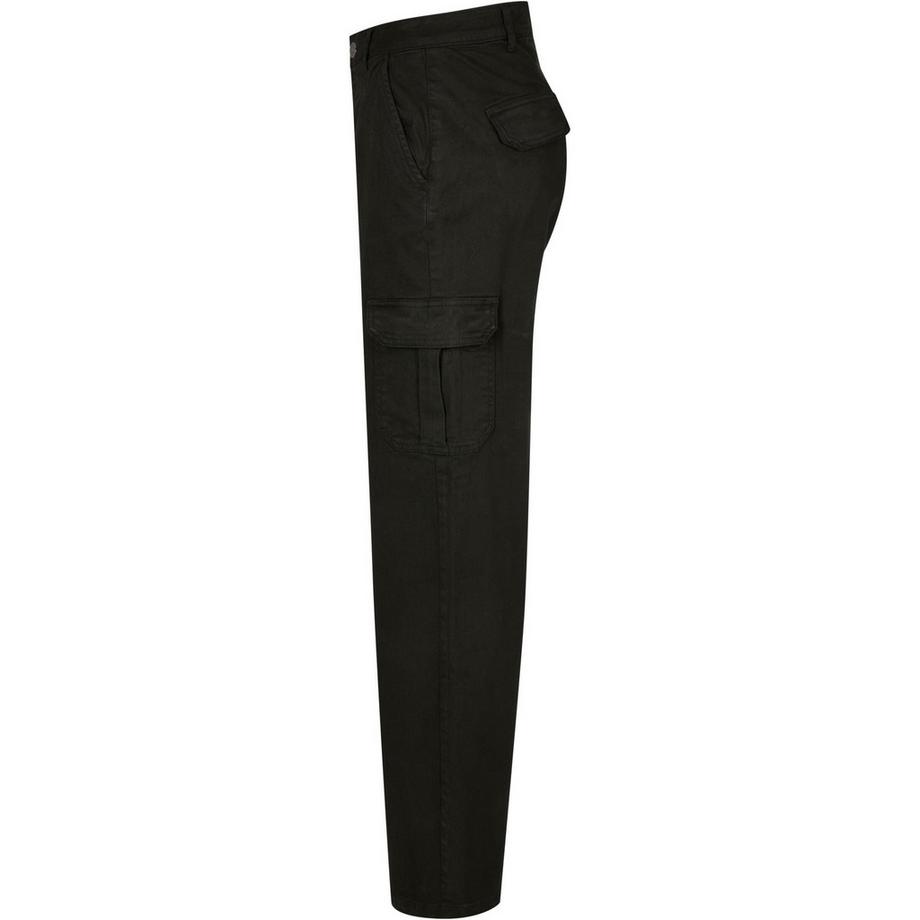 URBAN CLASSICS Pantalone Cargo Dritto Vita Alta  