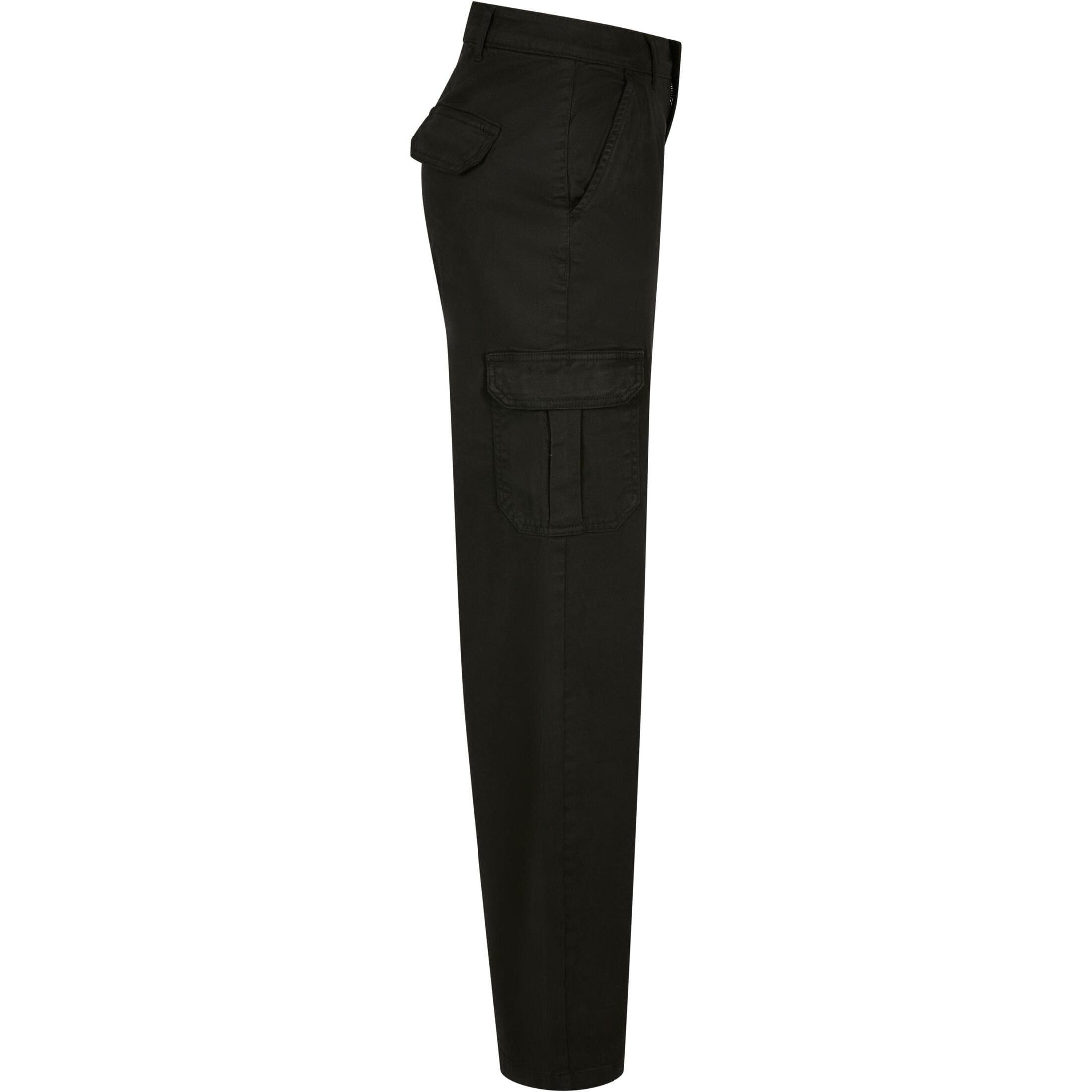 URBAN CLASSICS Pantalon Cargo Droit Taille Haute  