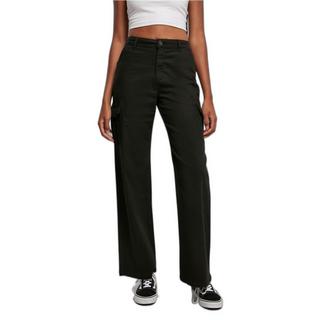 URBAN CLASSICS Pantalon Cargo Droit Taille Haute  