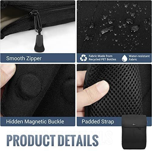 Only-bags.store Eleganter wasserdichter Tagesrucksack mit 15.6 Zoll Laptopfach  