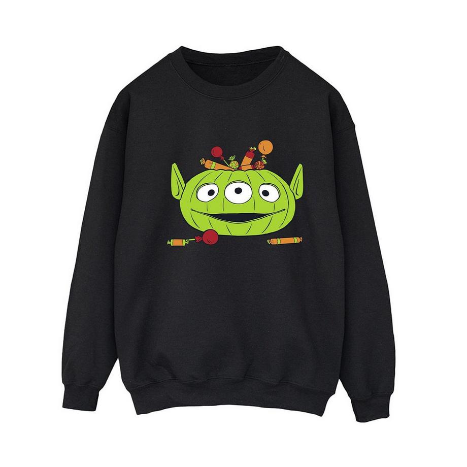 Alien Pumpkin Basket Sweatshirt  Halloween
