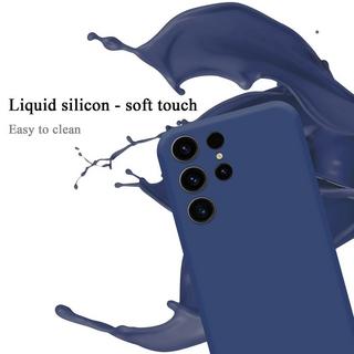 Cadorabo  Hülle für Samsung Galaxy S23 ULTRA in LIQUID BLAU - Schutzhülle aus flexiblem TPU Silikon 