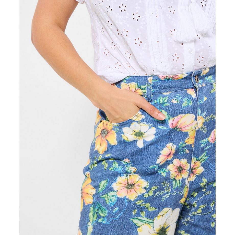 Joe Browns Weit geschnittene Jeans mit Blumenmuster  