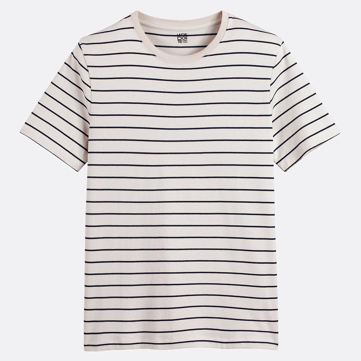 La Redoute Collections Gestreiftes Rundhals T-Shirt  