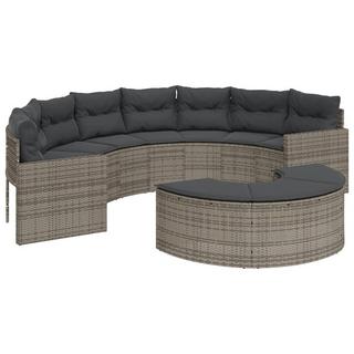 VidaXL set divano da giardino Polirattan  