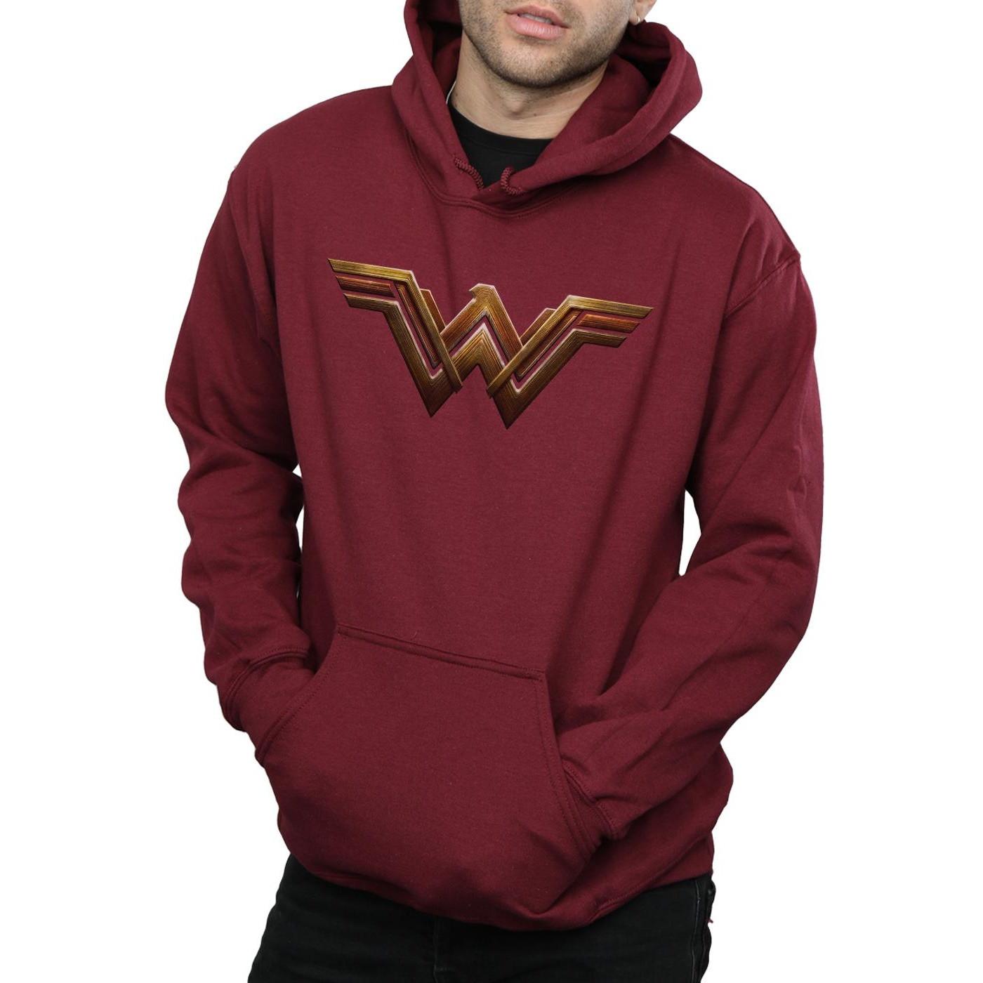 DC COMICS  Sweat à capuche JUSTICE LEAGUE MOVIE WONDER WOMAN EMBLEM 