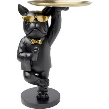 Table d&#039;appoint Cool Bulldog Tray Noir 34x55