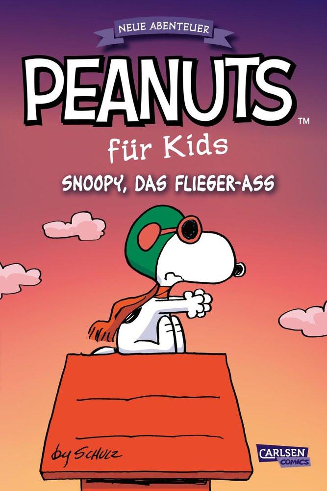 Peanuts für Kids - Neue Abenteuer 3: Snoopy, das Flieger-Ass Schulz, Charles M.; Wieland, Matthias (Übersetzung) Couverture rigide 