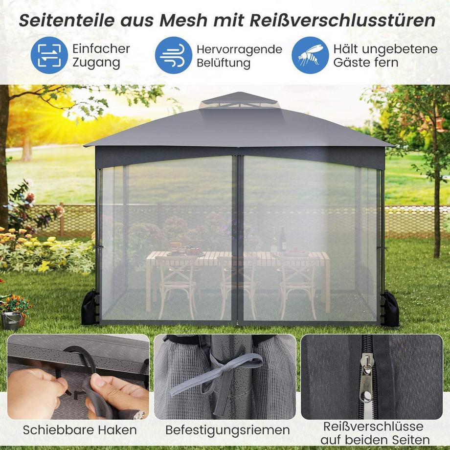 Northix Pop-Up-Pavillon mit Moskitonetz  