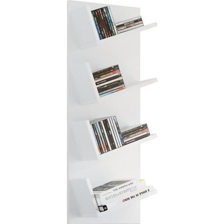 VCM Holzregal hängend | platzsparendes Regal | Maße: H. 90 x B. 33 x T. 16 cm | Elegantes Regal hängend | Aufbewahrungsregal | Bücherregal | Wandboard -  