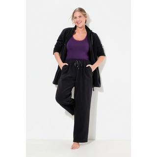 Ulla Popken Pantalon d'intérieur Polaire Jambe Droite Taille Élastique  