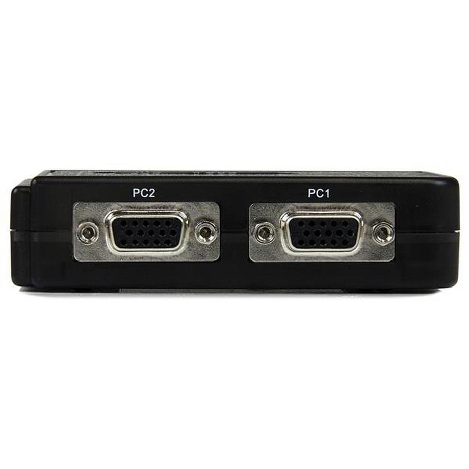 STARTECH  StarTech.com Switch KVM a 2 porte VGA USB con audio e cavi - Commutatore VGA USB a doppia porta 