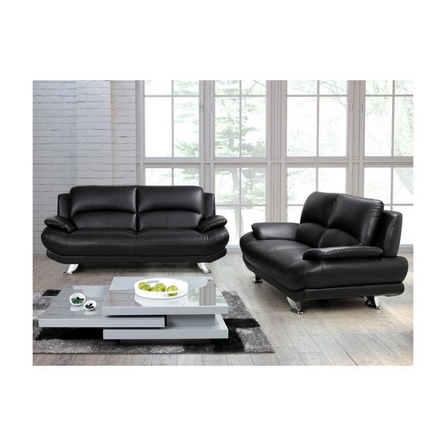 Vente-unique Canapé 3+2 places en simili MUSKO  