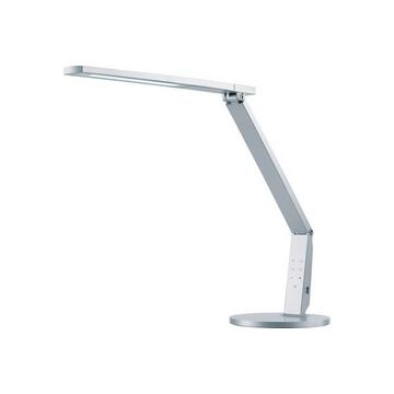 Lampada a LED da scrivania VARIO PLUS, altezza 540 mm, argento.