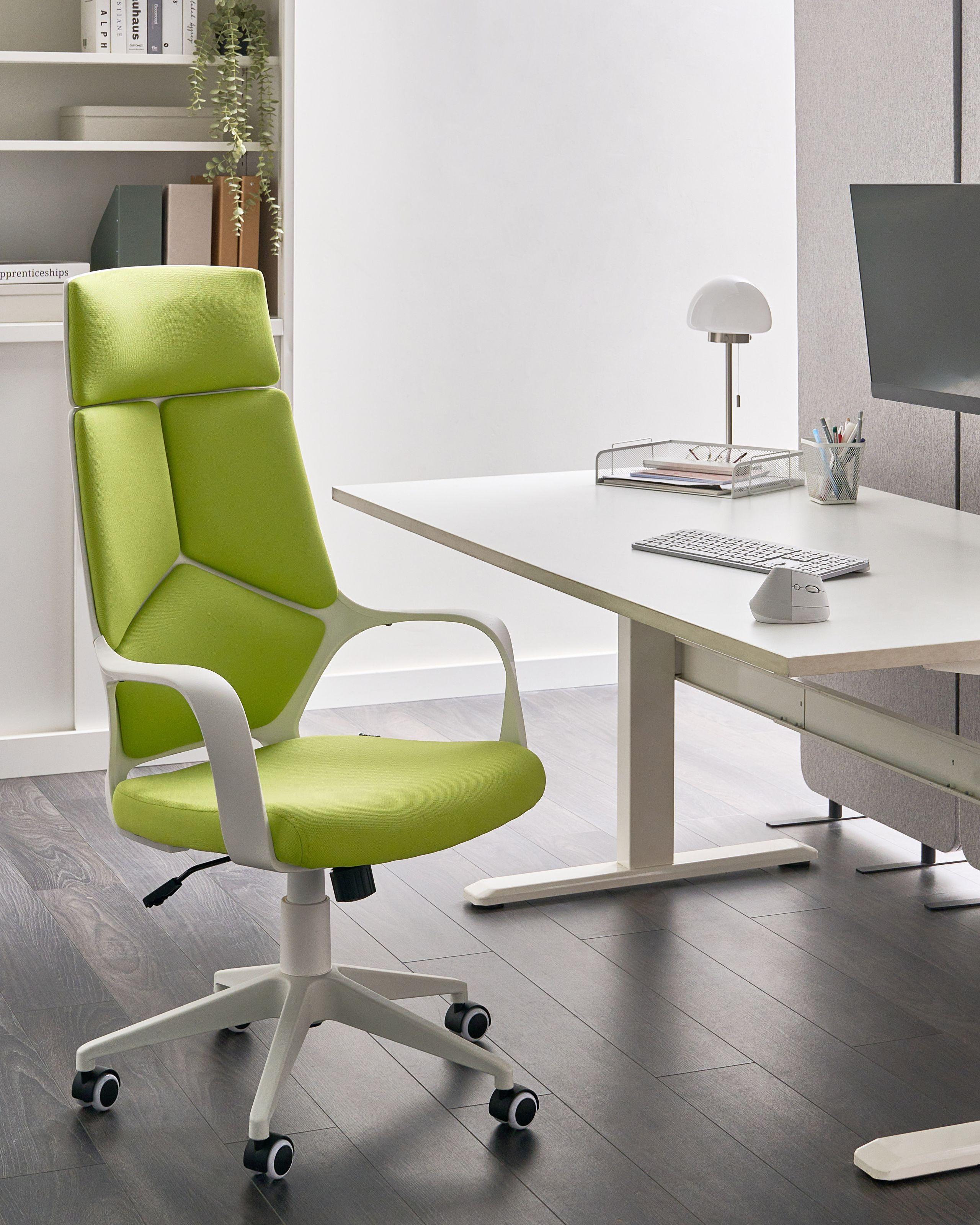 Beliani Chaise de bureau en Tissu Minimaliste DELIGHT  