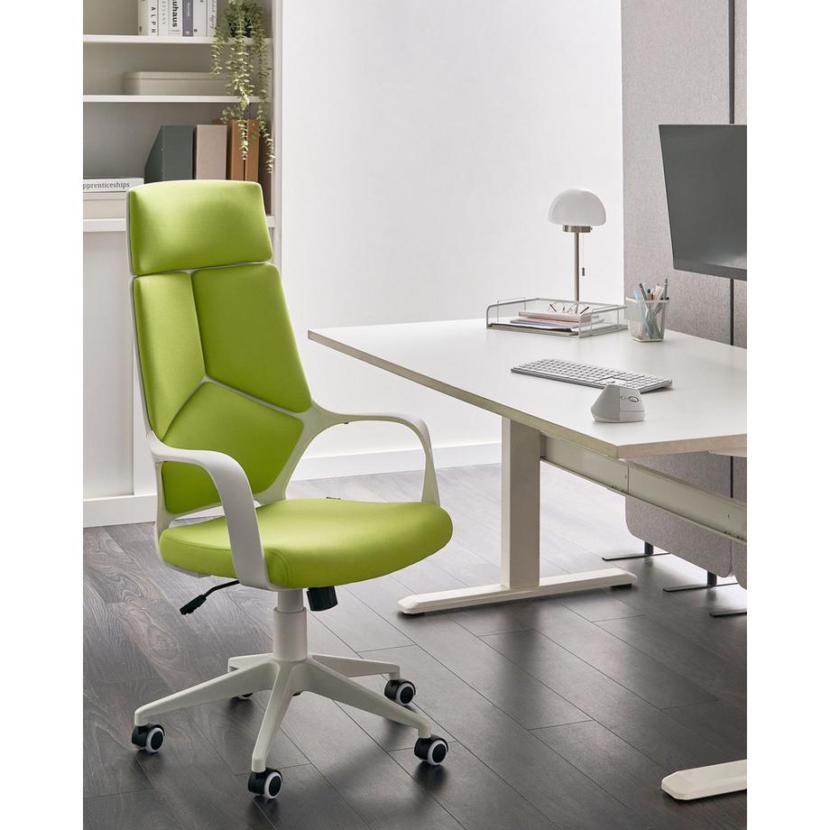 Beliani Bürostuhl aus Stoff Minimalistisch DELIGHT  