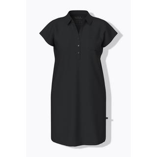 Ulla Popken Camicia da notte oversize collo a camicia scollo a V mezze maniche  