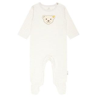 Steiff Bequem sitzender gestreifter Strampler  