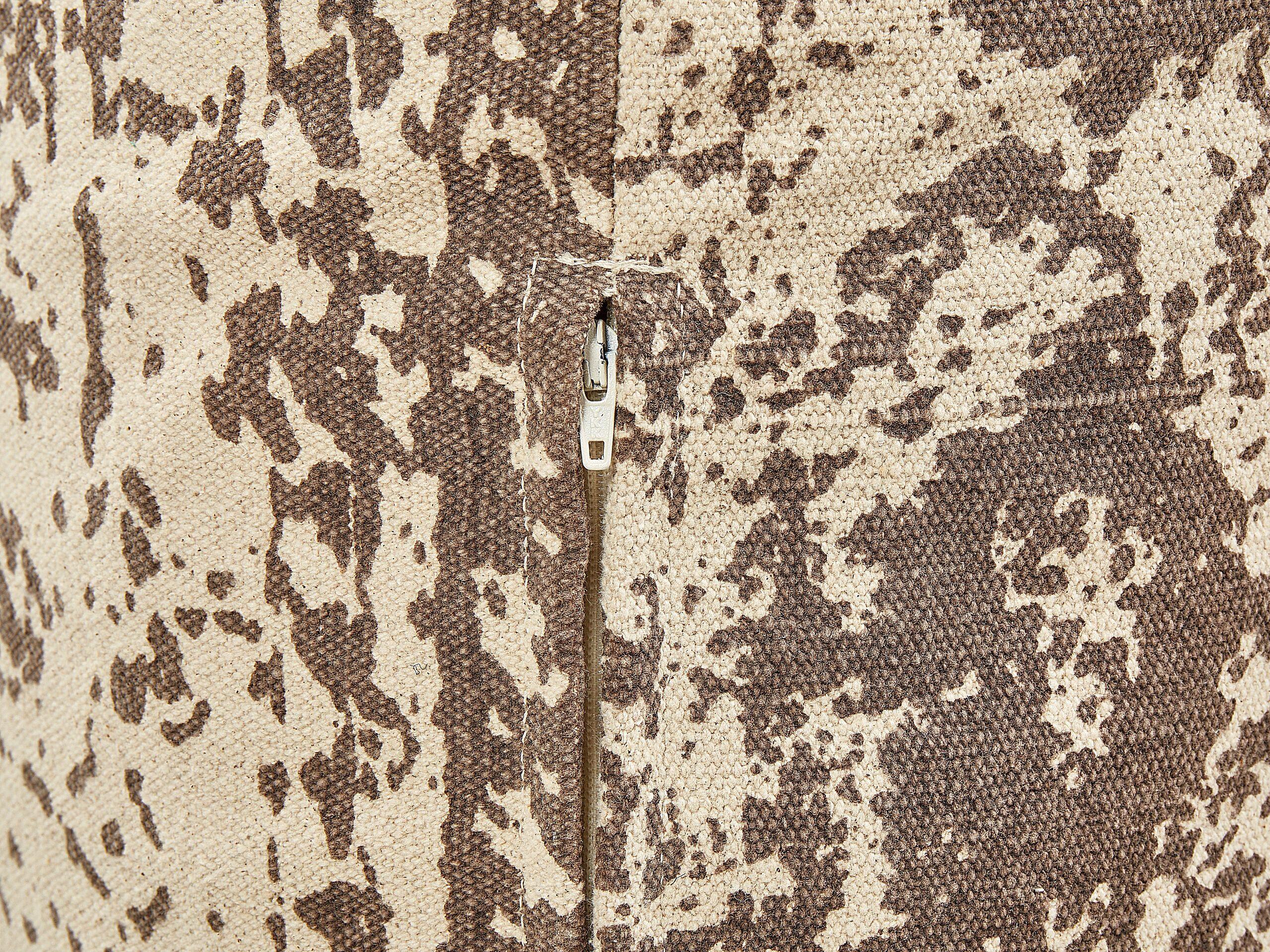 Beliani Pouf aus Baumwolle Boho SHASA  