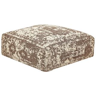 Beliani Pouf aus Baumwolle Boho SHASA  