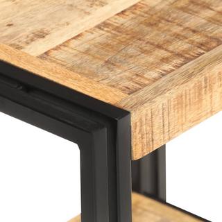 VidaXL Table d'appoint bois  