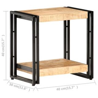 VidaXL Table d'appoint bois  