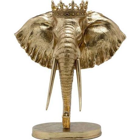 KARE Design Oggetto decorativo Elephant Royal oro 57  