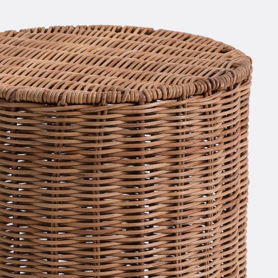 La Redoute Intérieurs 2er-Set Beistelltische aus Rattan mit Girlanden  