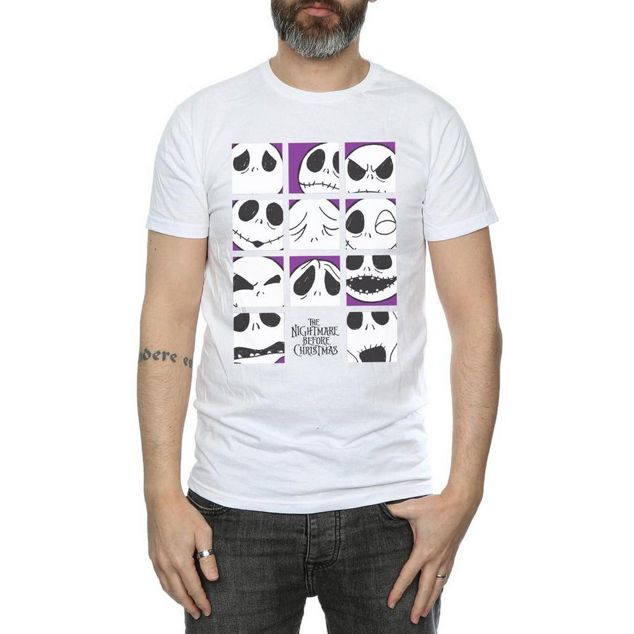 Disney Nightmare Before Christmas Many Faces Of Jack T-Shirt  