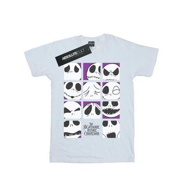 Nightmare Before Christmas Many Faces Of Jack TShirt