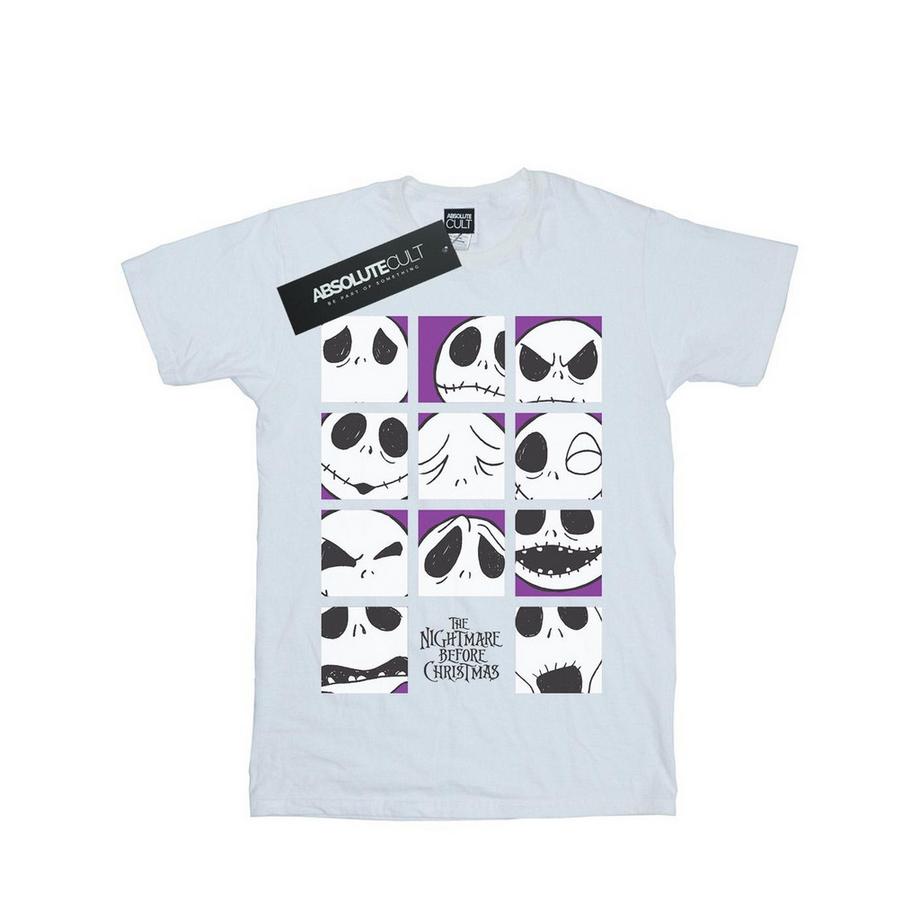 Disney Nightmare Before Christmas Many Faces Of Jack T-Shirt  