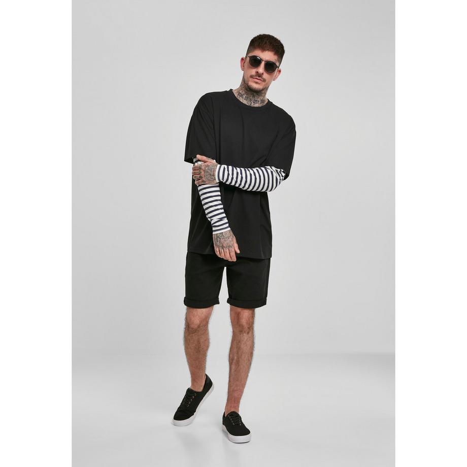 URBAN CLASSICS Oversized 3-Tone Crew T-Shirt  