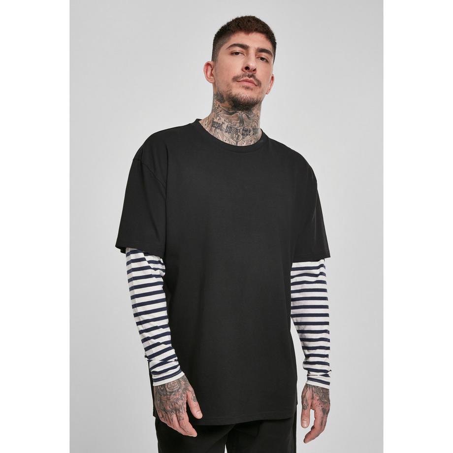 URBAN CLASSICS Oversized 3-Tone Crew T-Shirt  