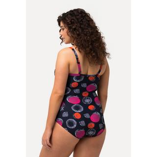 Ulla Popken Maillot de bain Pois Grenades Bonnets Souples Style Cache-cœur  