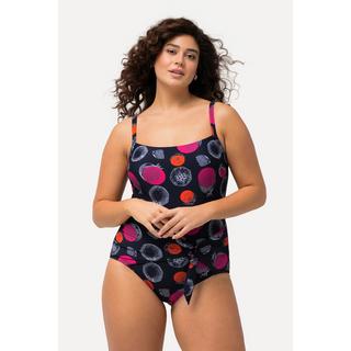 Ulla Popken Maillot de bain Pois Grenades Bonnets Souples Style Cache-cœur  