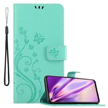 Hülle für Oppo FIND X3 LITE Blumen Design Magnetverschluss