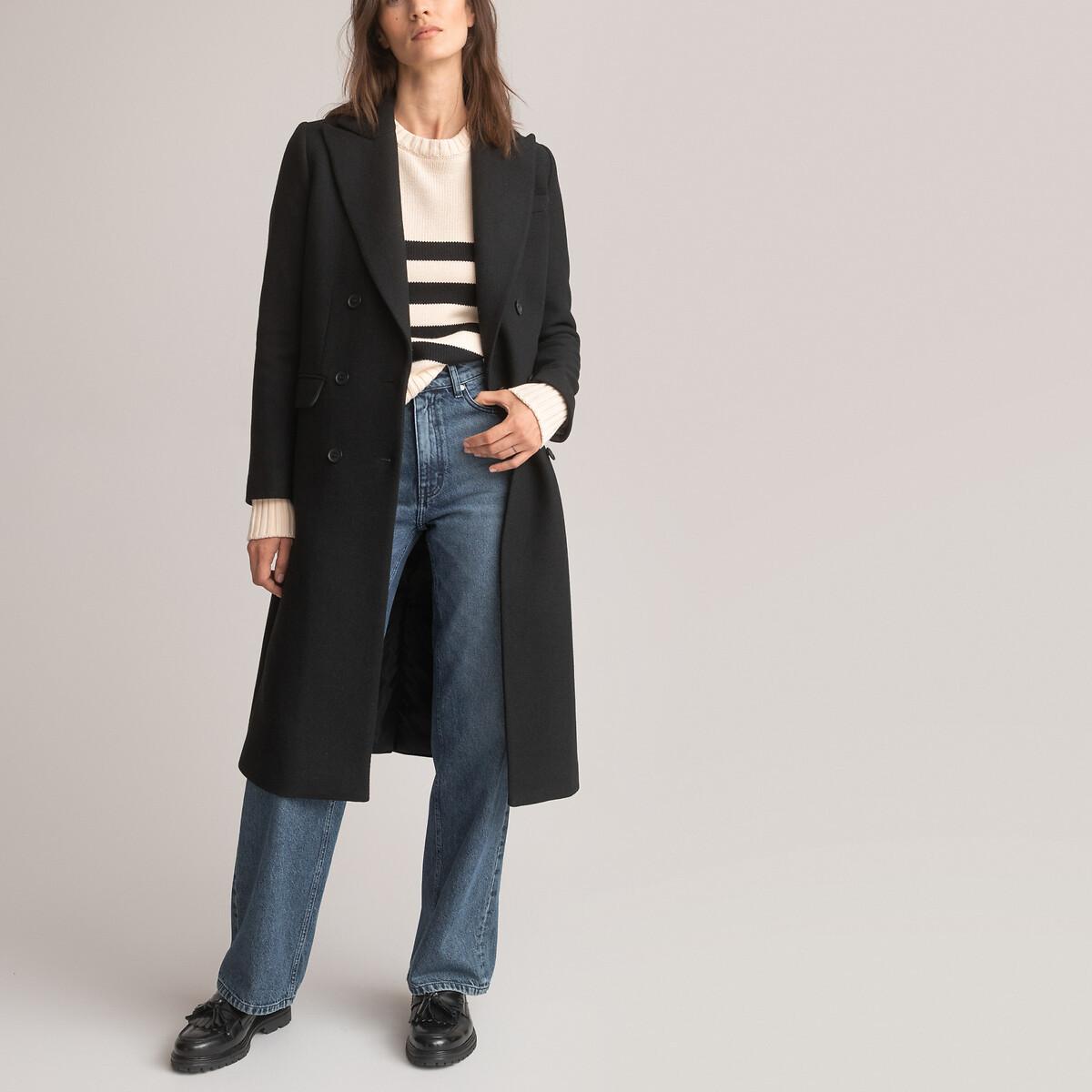 La Redoute Collections  Manteau pardessus long fabriqué en Europe 