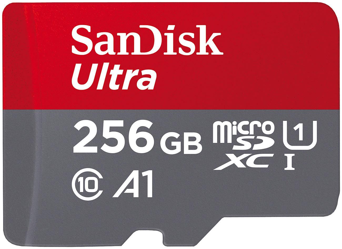 SanDisk  Ultra microSDXC (SDSQUAC-256G-GN6MA), 256 GB, 150 MB/s, U1 / A1 