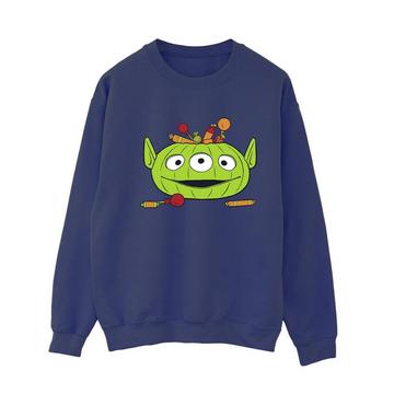 Alien Pumpkin Basket Sweatshirt  Halloween