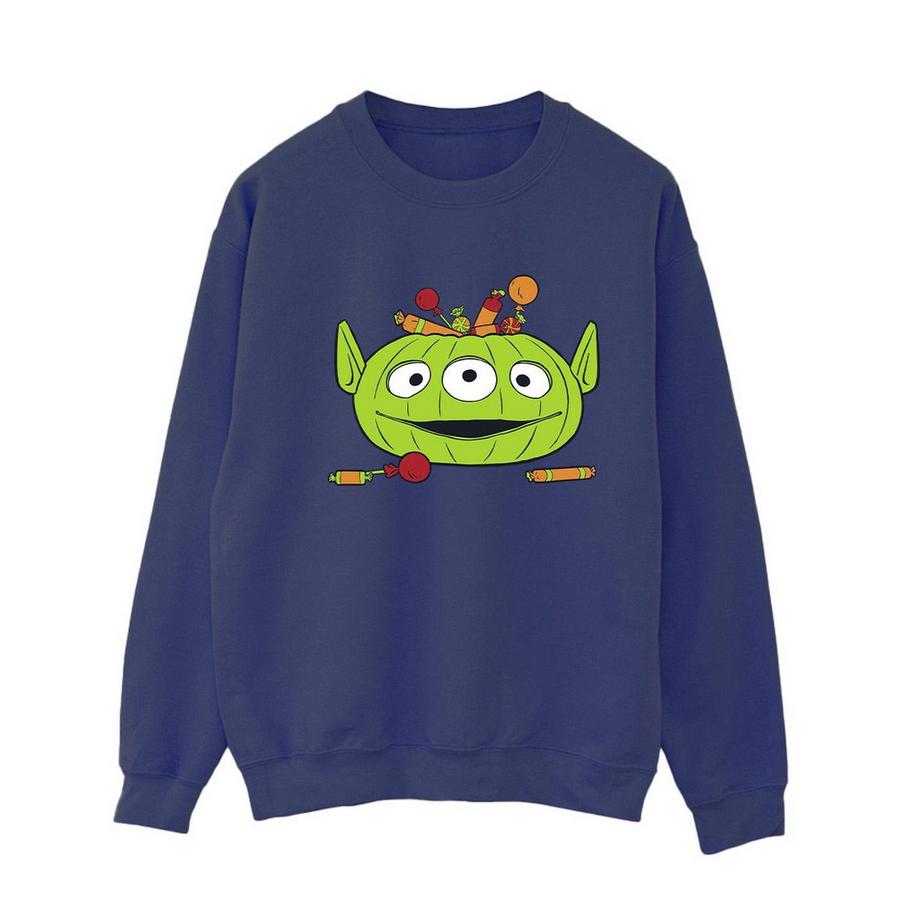Alien Pumpkin Basket Sweatshirt  Halloween