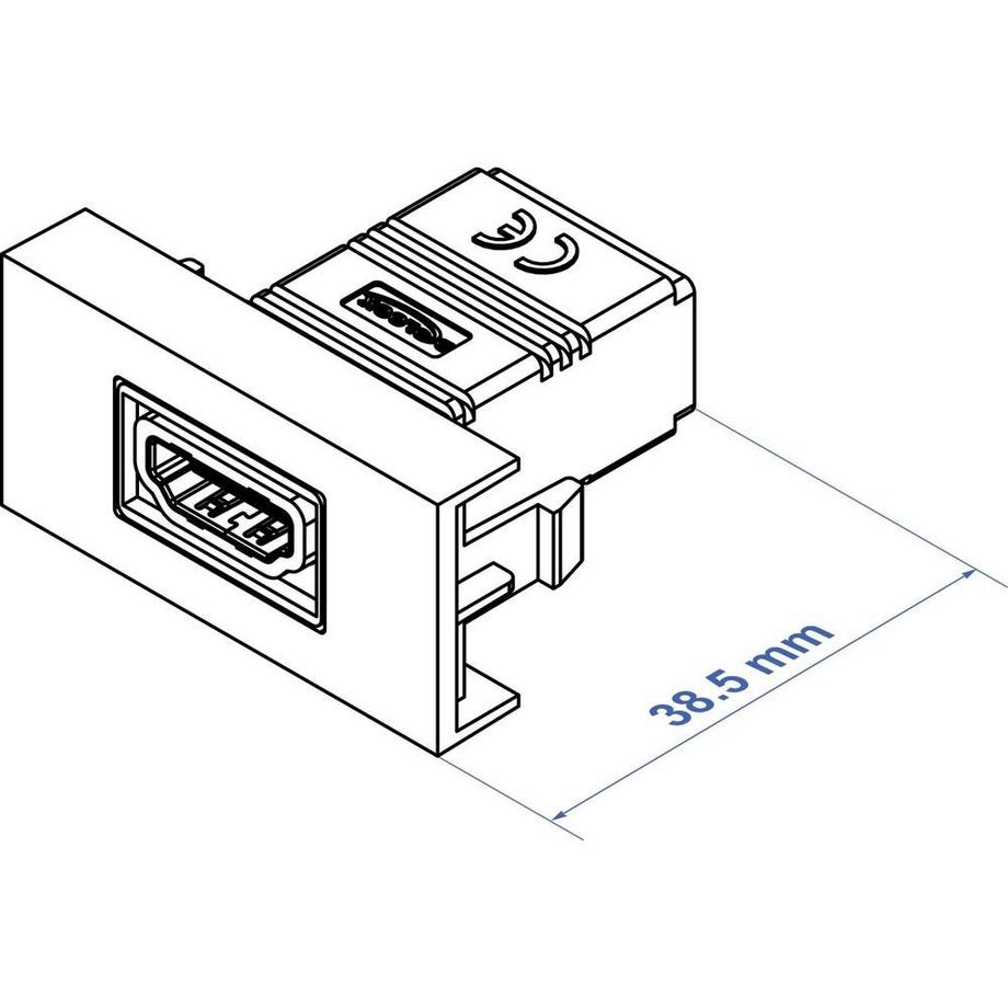 DeLock  DeLOCK 81303 cavo e adattatore video HDMI tipo A (Standard) Nero 