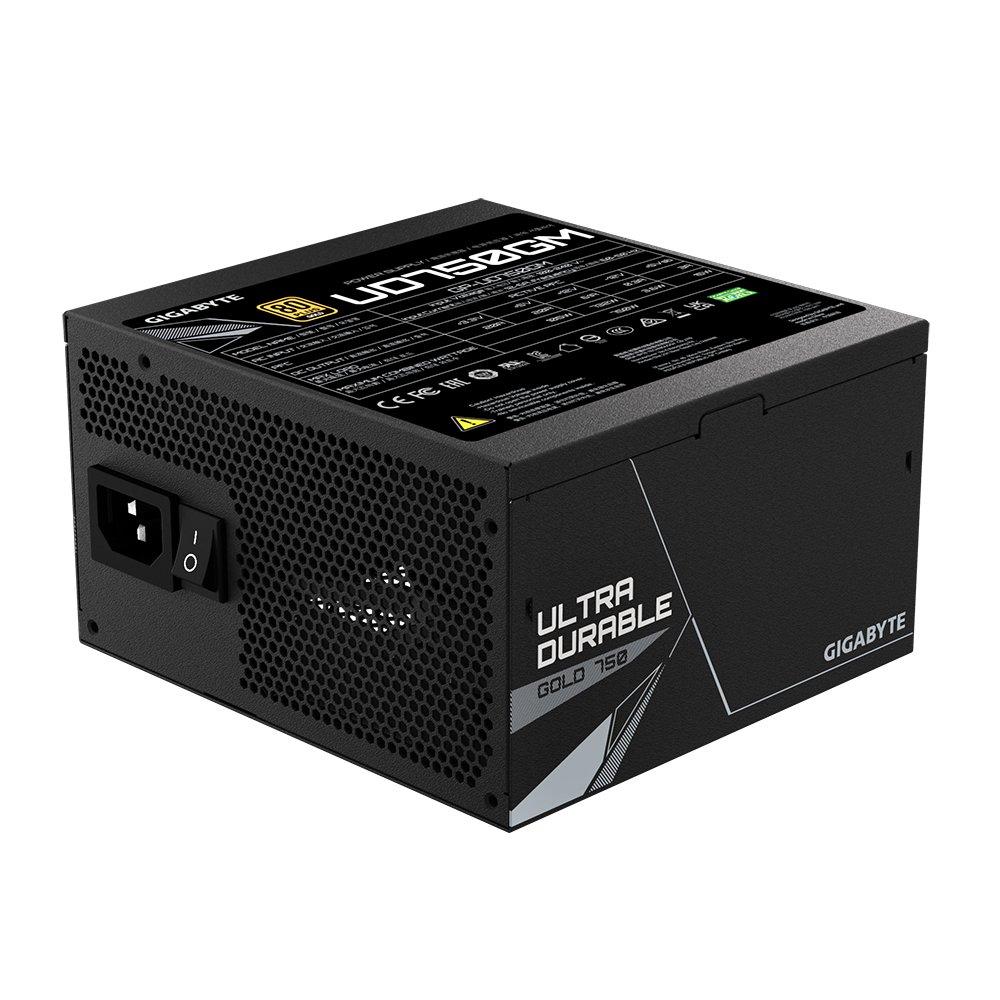 Gigabyte  GP-UD750GM unité d'alimentation d'énergie 750 W 20+4 pin ATX ATX Noir 