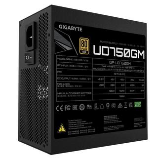 Gigabyte  GP-UD750GM unité d'alimentation d'énergie 750 W 20+4 pin ATX ATX Noir 