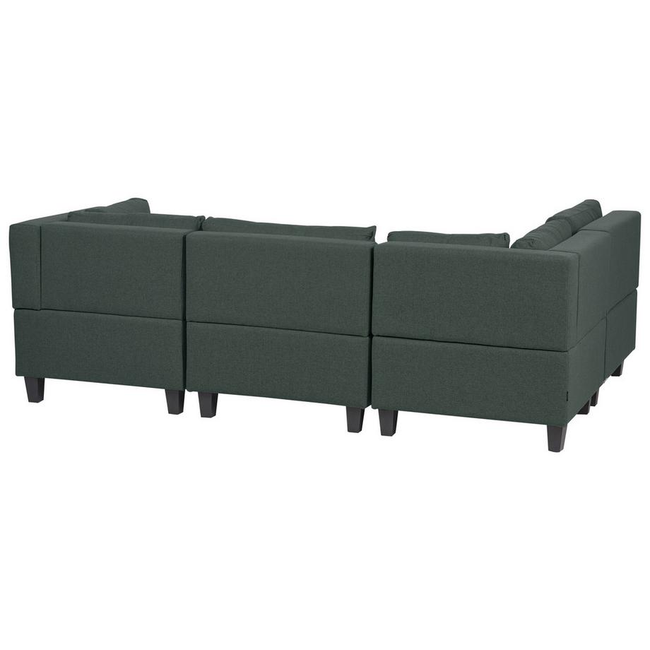 Beliani Canapé d'angle en Tissu  UNSTAD  
