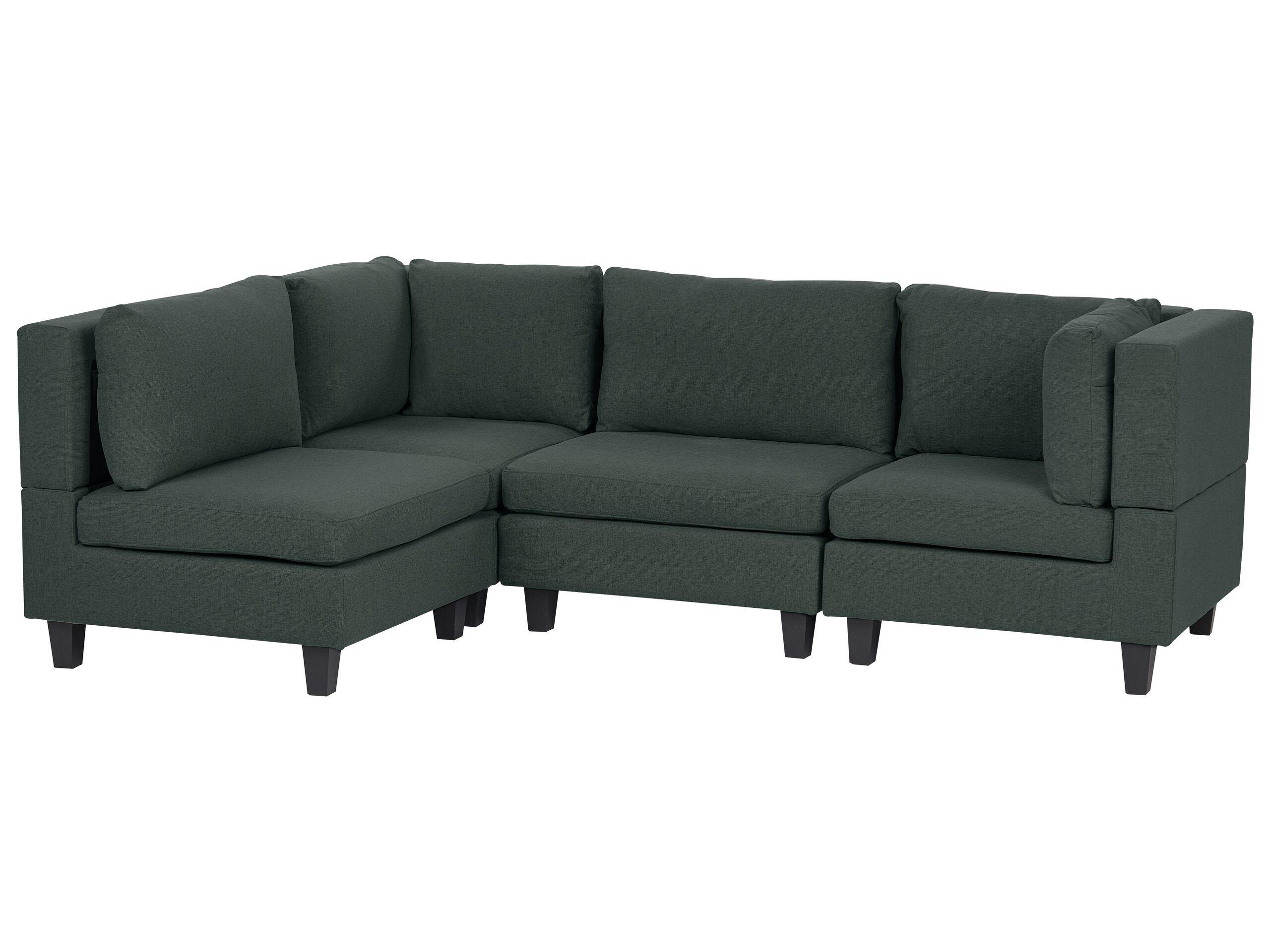 Beliani Ecksofa aus Polyester Klassisch UNSTAD  