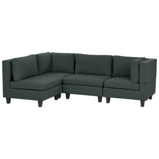 Beliani Ecksofa aus Polyester Klassisch UNSTAD  