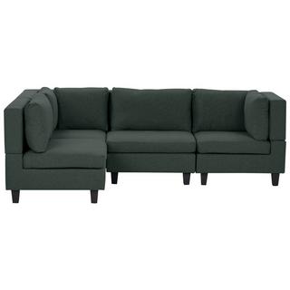 Beliani Ecksofa aus Polyester Klassisch UNSTAD  