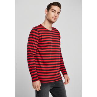 URBAN CLASSICS Regular Stripe Langarmshirt  