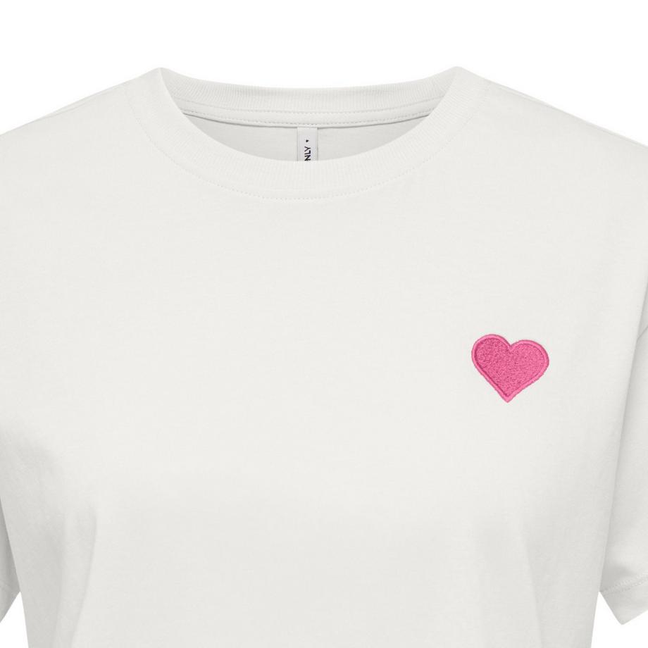 ONLY T-Shirt  1er Pack Bequem sitzend-ONLBRIANNA LIFE O-NECK TOP BOX  